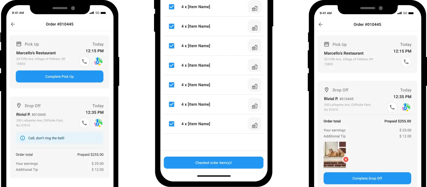walkthrough delivery steps